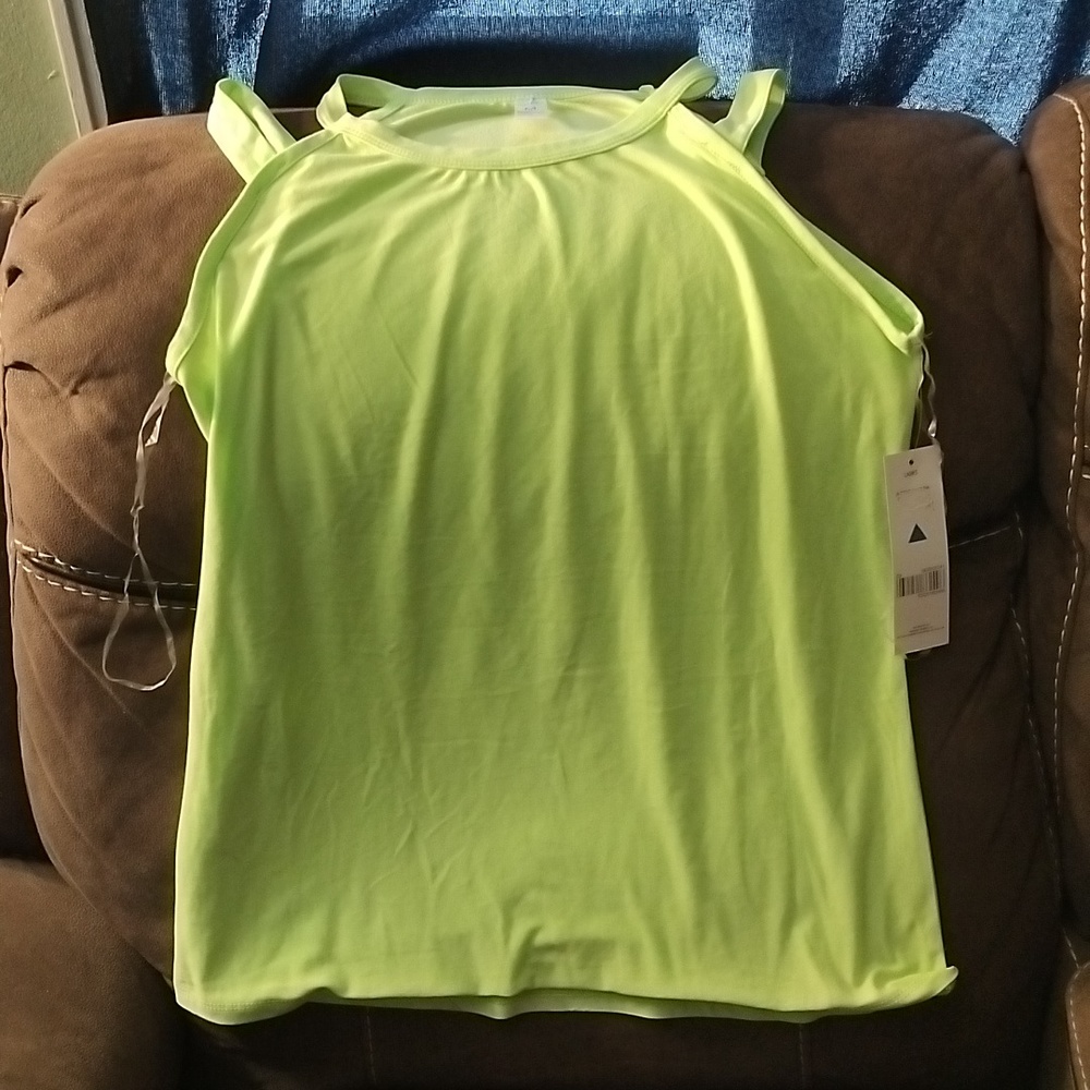 Ladies Night Green Tank Top
